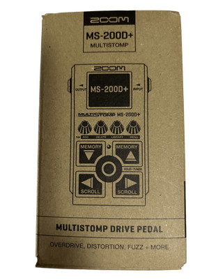Zoom MS-200D+ MultiStomp Guitar Multi-Effects Pedal Genuine Products New
