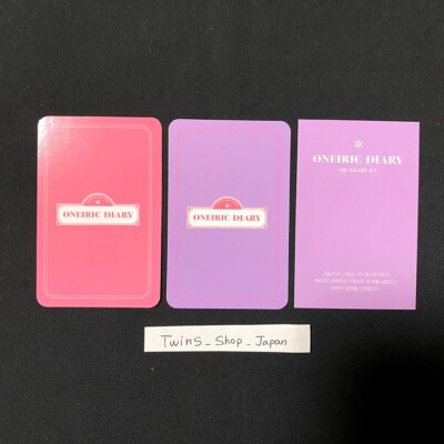 iz*one oneiric diary autographed signed Wonyoung Diary ver +