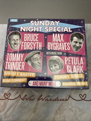 SUNDAY NIGHT SPECIAL - 3 NEW & Sealed CD Box 75 Songs on 3 Discs - Bargain Price