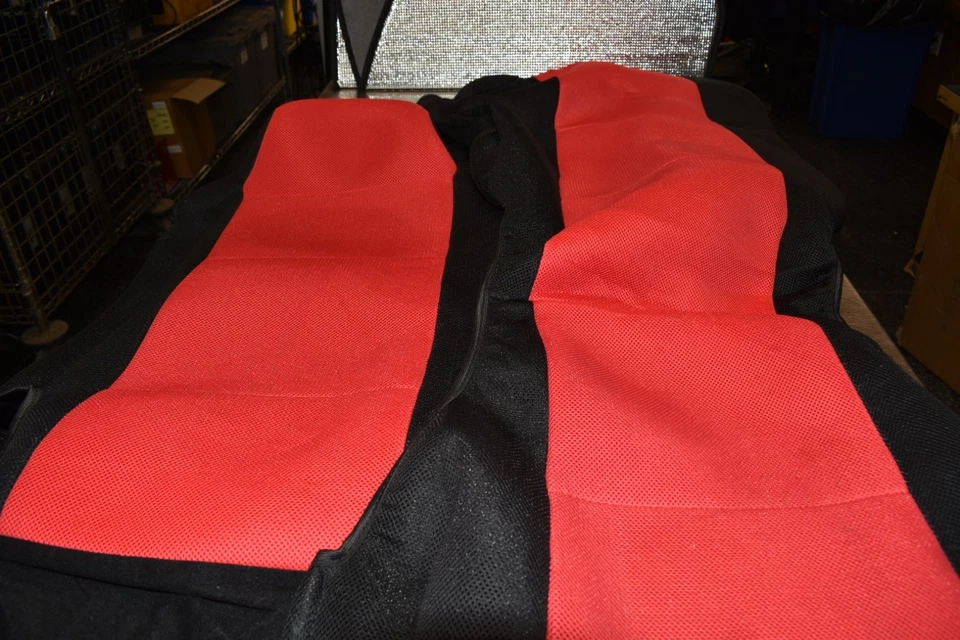 Cubiertas de asiento Neosupreme de malla espaciadora de cobertura para Dodge Challenger 09-21  Foto 3 de 4