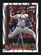 Michael McGreevy 2025 Topps Chrome RayWave Refractors #29 RC