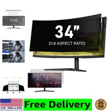 34 Inch Computer Privacy Screen Filter for 21:9 Ultra-Wide Aspect Ratio Wides...