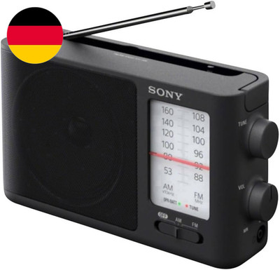 Sony ICF-506 Tragbares Robustes Analogradio (Retrodesign, Voller Klang, Ac-Netzt