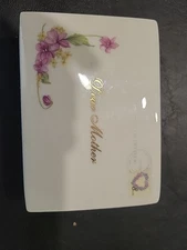 Ardleigh Elliot Dear Mother 2005 Porcelain Music Jewelry Box No A9930 Works 