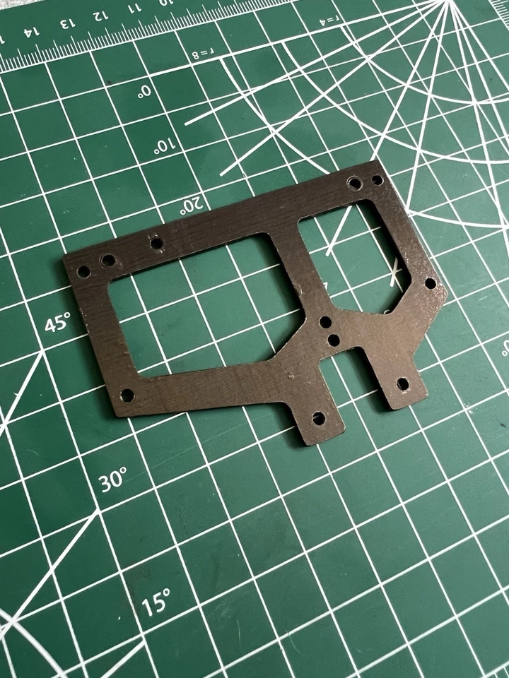 Trinity Evo 10 / 10SS EVO203 Fiberglass Top Plate 1/10 Pan Car Vintage - Image 3 of 4