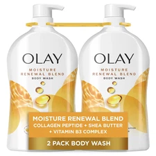 Olay Moisture Renewal Blend Body Wash 35 fl oz 2 Pack Hydrating Skincare.