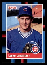  561 Lester Lancaster  Cubs 1987 Leaf Baseball Sports Trading Card 