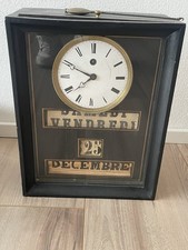Raro orologio da parete con calendario del 1800