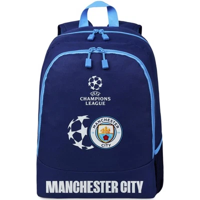 Manchester City F.C. Mens Backpack Rucksack Bag Official Merchandise Sports