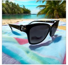 Diane Von Furstenberg EMMA OVF594S Black Cat Eye Sunglasses, 135 mm