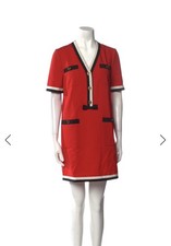 Authentic Gucci red  short sleeve Dress 