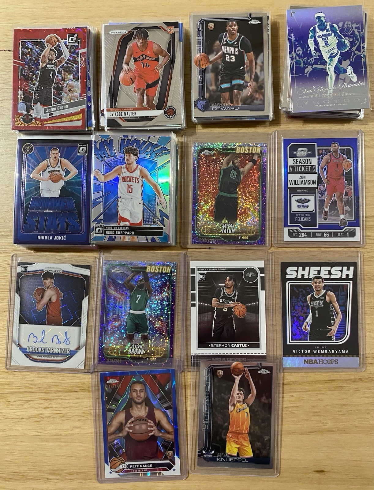 NBA Card Lot 100+ Cards (Autos,#’d, Prizms,Refractors,Parallels,Inserts,RC’s)