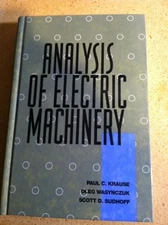 Analysis of Electric Machinery (IEEE Press Series on Power - ACCEPTABLE