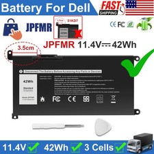   42Wh JPFMR Battery for Dell Chromebook 3100 3400 5488 5493 5593 7MT0R DN33X US