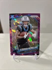 2025 Panini Prizm Football Tetairoa McMillan RC Purple Cracked Ice Prizm /225 SP