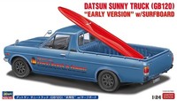 "Hasegawa 20778 1/24 Datsun Sunny Truck (GB120) \"Early Version\" W/ Surf"