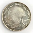 1986 Cleveland Browns AFC Central Division Champions One Troy Ounce .999 Silver