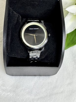 Original Armani Exchange Damenuhr Analog schwarzes  AX5610