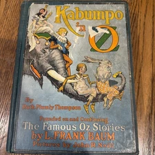 Kabumpo In Oz, Ruth Plumly Thompson Frank Baum, Reilly & Lee, Color Plates c1922