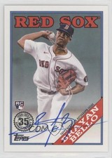 2023 Topps Series 2 1988 Topps Baseball Auto Brayan Bello #88BA-BBE Auto uk2