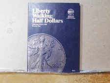 LIBERTY WALKING HALF DOLLARS 1916 - 1936 ~ WHITMAN FOLDER - NEW