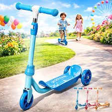 Kids Scooter Ages 3-7 - Three Wheel Preschool Toddler Kick Scooters,Safer Steeri