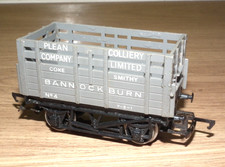 HORNBY ORE / COKE WAGON PLEAN COLLIERY BANOCKBURN R101 VGC OO GAUGE
