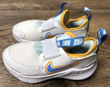 Nike Flex Runner 3 PS White University Blue Toddler Sz 10 Running