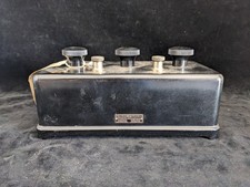 Vintage W.M. Welch 3-Dial Decade Resistance Box Laboratory Resistor Untested