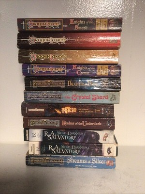 11 Forgotten Realms, Dragon Lance MMPB Salvatore 
