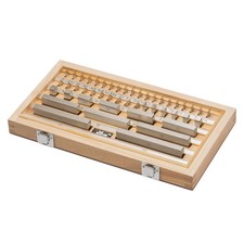 Endmaßsatz 47-teilig Stahl 1,00-100mm Gen. 0, 1, 2 Endmaßkasten Parallelendmaße