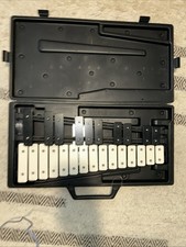 CB Xylophone White And Black With Hard Case With 2 Mallets