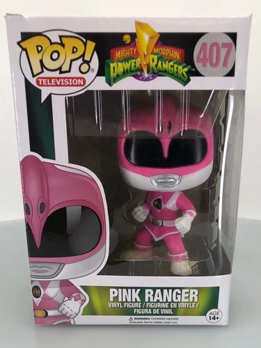 Funko POP! Television Power Rangers Pink Ranger #407 Vinyl Figure DAMAGED BOX