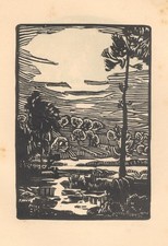 Vintage Landscape Art Print - 24x36 - 200gsm Paper Hi-Res Print