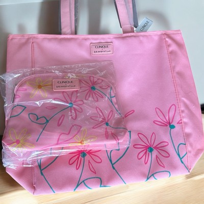 Clinique x Drawbertson Limited-Edition Tote Makeup Case W
