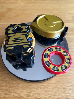 Power Rangers Super Samurai Black Box Morpher mit Scheibe & Gürtel Aufbewahrungshalter sehr guter Zustand