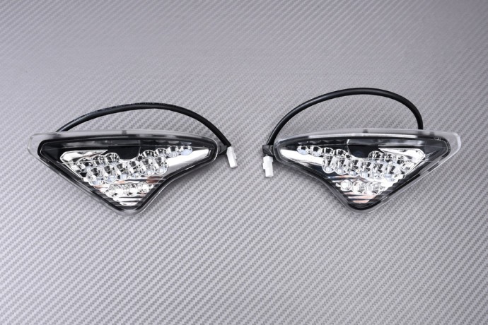 Clignotants avant pour Ducati 1098 S R 2007-2009 orange en ABS