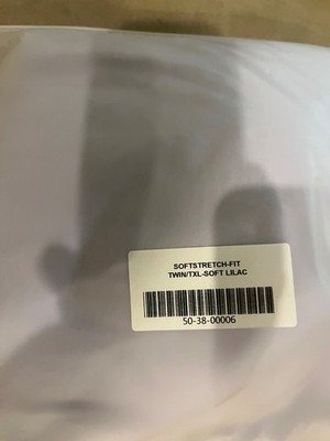 Twin XL Fitted and Top sheet set- Purple brand Bamboo - Soft Lilac