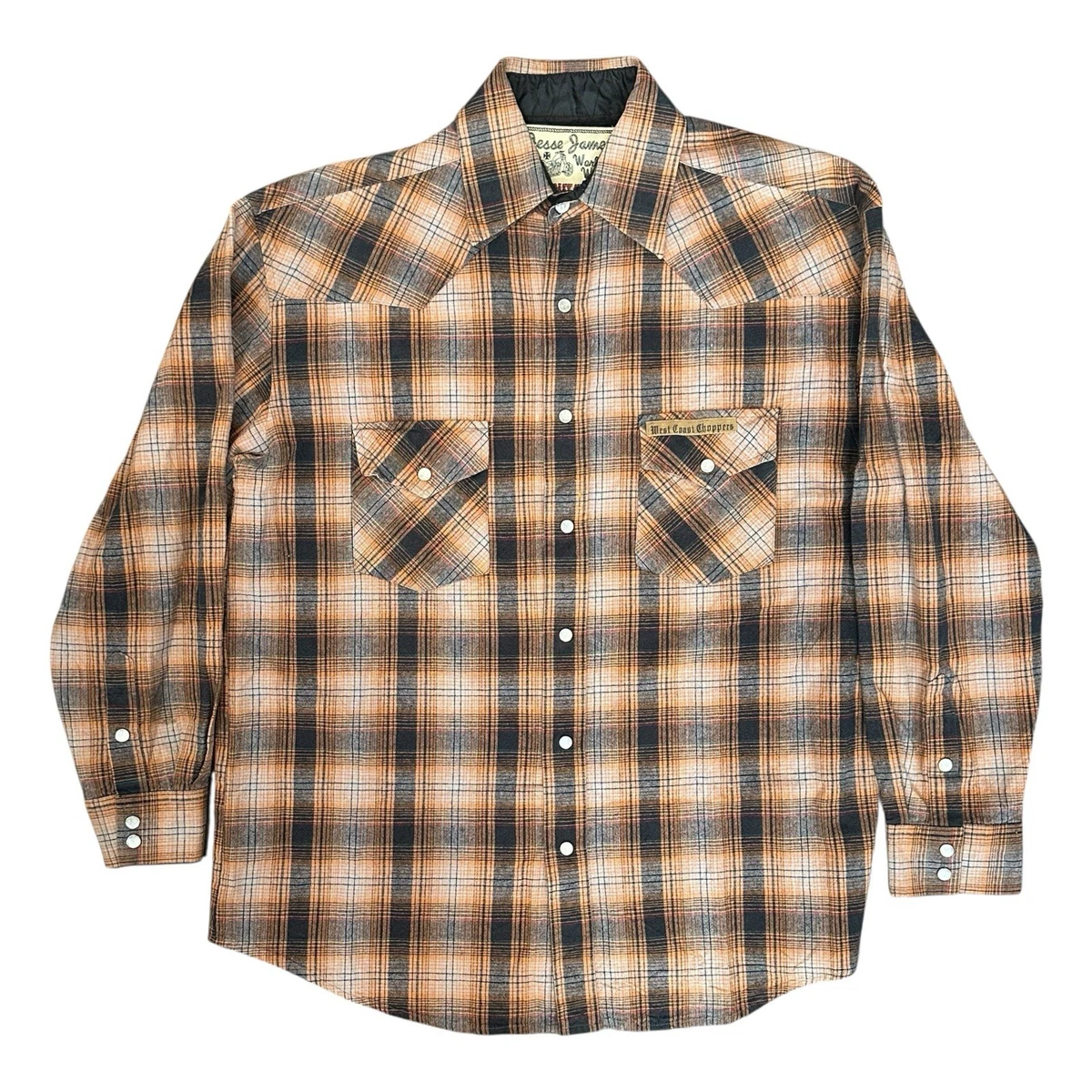 West Coast Choppers Long Sleeve Western Casual Button-Down Shirts
