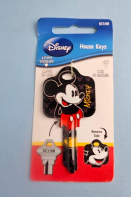 Schlage house keys - Vintage DISNEY -Mickey Mouse-UNCUT - 19 avail -  NEW