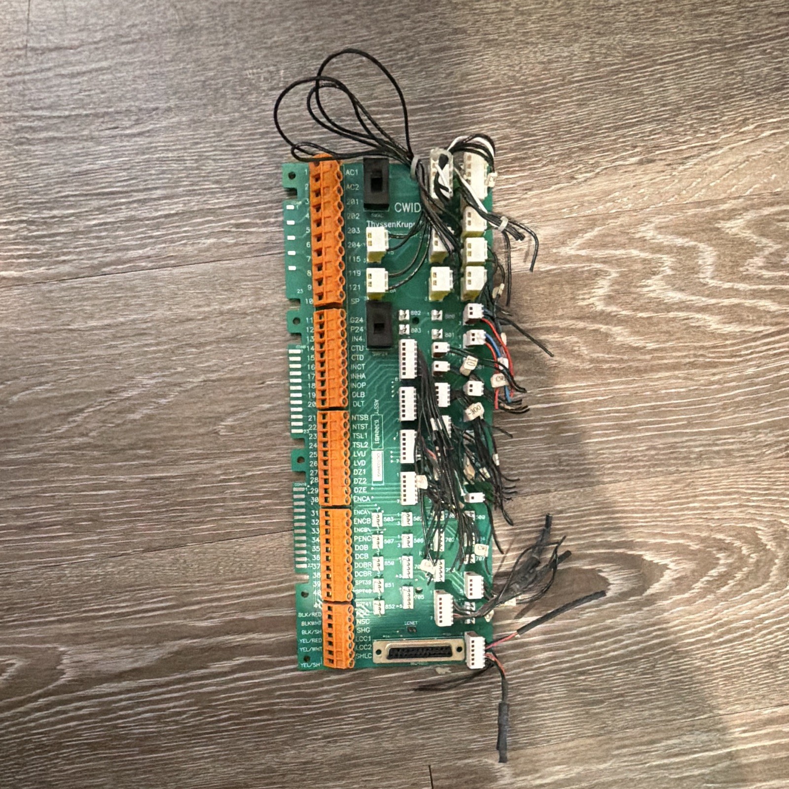 ThyssenKrupp Dover 6300MB1 9738192 CWID TAC20 Elevator Circuit Board