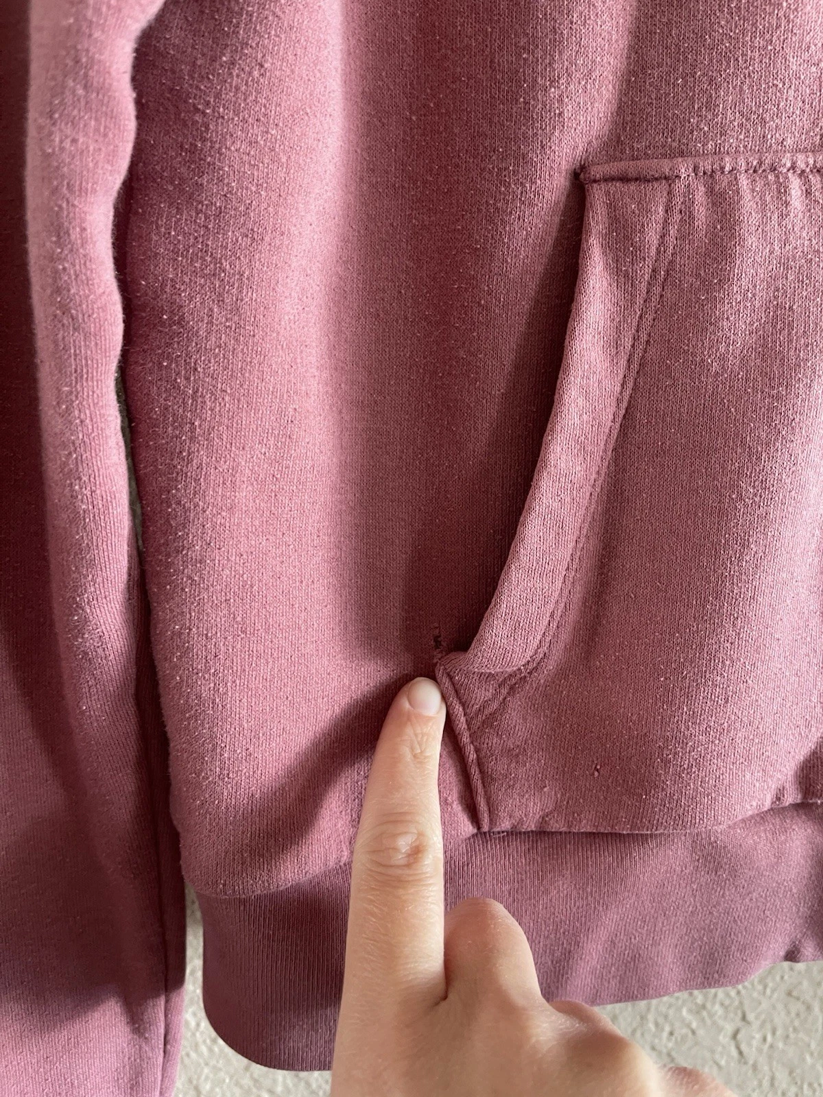 UNDERCOVER Y2K Victoria’s Secret Felpa con Cappuccio e Zip Rosa Malva Donna Taglia S