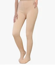 Womens  Fleece Lined Tights Sheer Fake Translucent Pantyhose Thermal Tights
