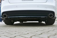 Maxton Design Diffusor Heckansatz Passend FüR Audi A5 S-Line 8T FL Schwarz Hochg