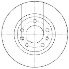 2X JAPKO BREMSSCHEIBEN HINTEN 268,0mm VOLL PASSEND FÜR CITROËN BERLINGO C4 DS