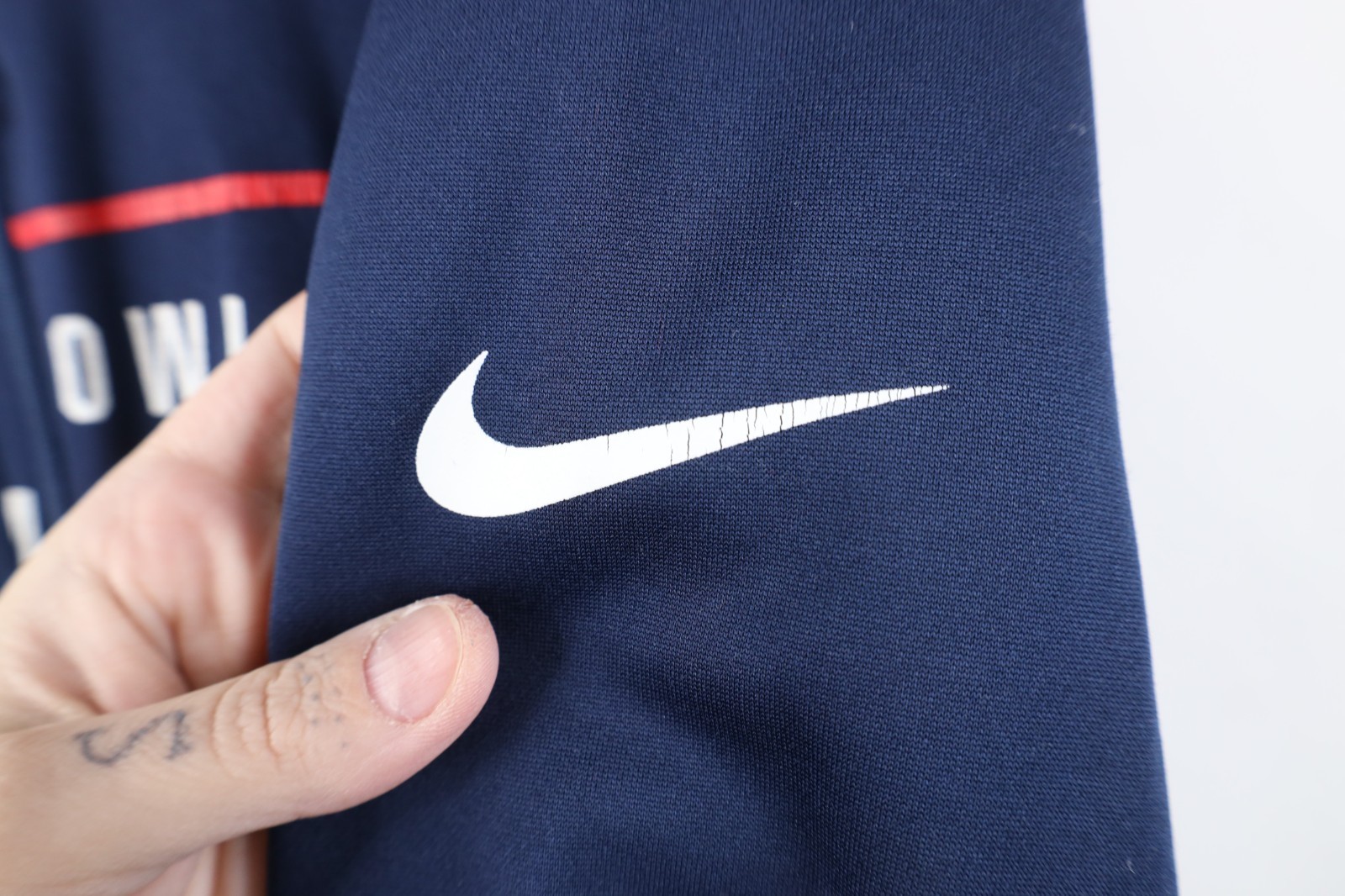 Nike Mens Small Super Bowl LI Champs New England Patriots Football Hoodie Blue image 7
