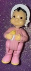 Fisher-Price loving family Baby Figure Pink Pj Bonnet Bottle dollhouse Asian EUC — photo 4