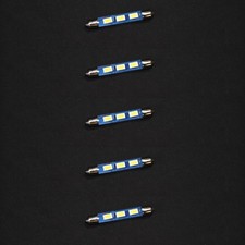 5 Lampadine LED bianco caldo 6,3 V 43 mm lampada festone McIntosh MX110 MR65 MR66 MR67