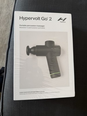 Hyperice Hypervolt Go 2 Portable Cordless Percussion Massage Gun Black