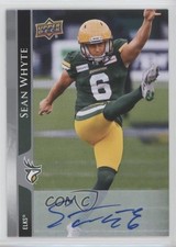 2021 Upper Deck CFL Auto Sean Whyte #132 Auto o4u